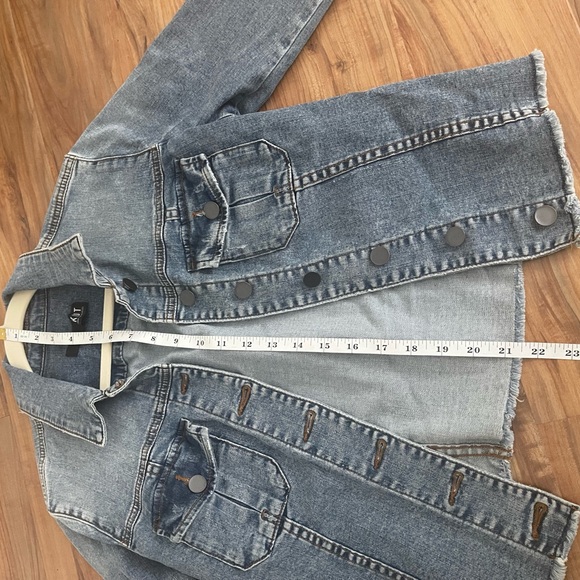 NWOT KUT from the Kloth Denim Jacket with Fringe detail | Size Small - Picture 12 of 12